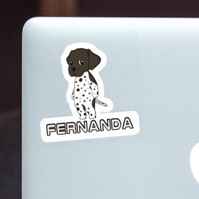 Sticker German Shorthaired Pointer Fernanda Laptop Image