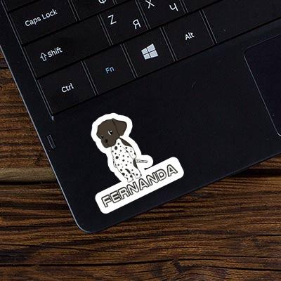 Sticker German Shorthaired Pointer Fernanda Laptop Image