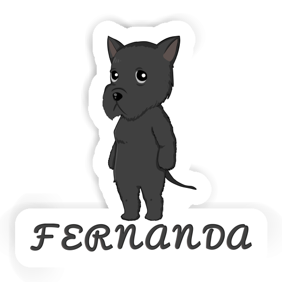 Giant Schnauzer Sticker Fernanda Gift package Image