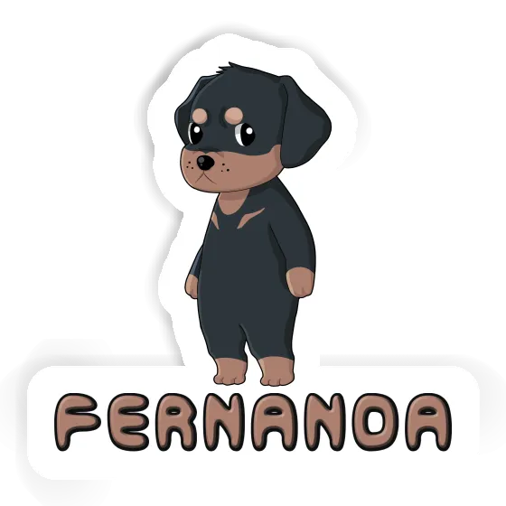 Sticker Fernanda Rottweiler Gift package Image