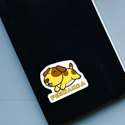 Fernanda Aufkleber Hund Notebook Image