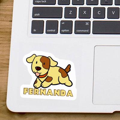 Fernanda Sticker Dog Notebook Image