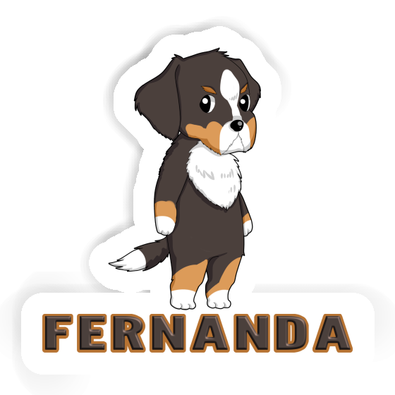 Sticker Fernanda Bernese Mountain Dog Notebook Image