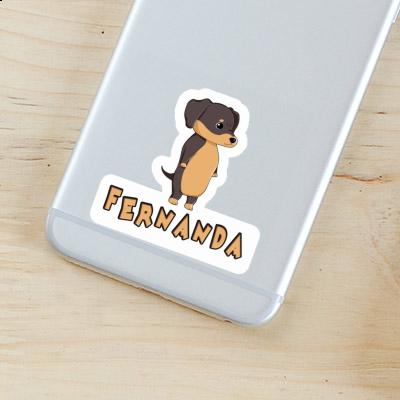 Sticker Dachshund Fernanda Notebook Image