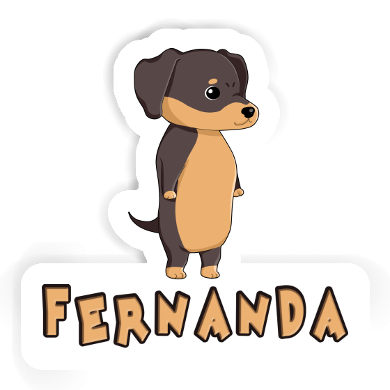 Sticker Dachshund Fernanda Laptop Image