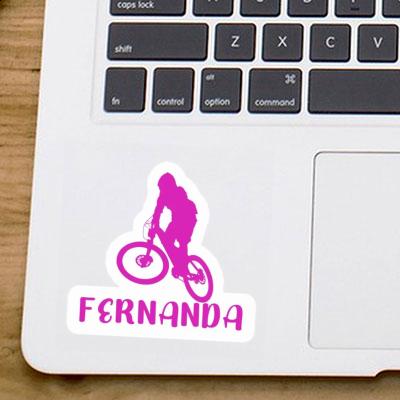 Sticker Downhiller Fernanda Laptop Image