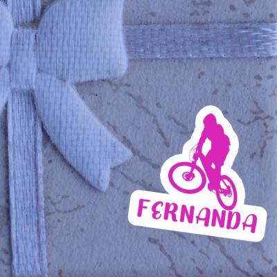 Sticker Downhiller Fernanda Notebook Image