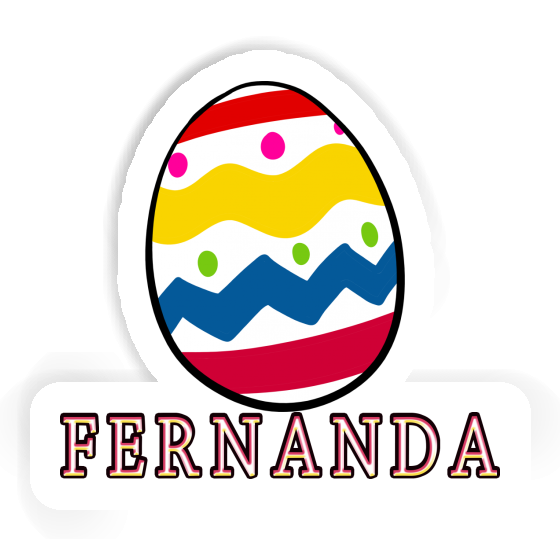 Sticker Fernanda Easter Egg Notebook Image