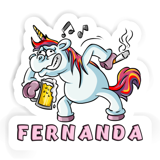 Fernanda Sticker Unicorn Notebook Image