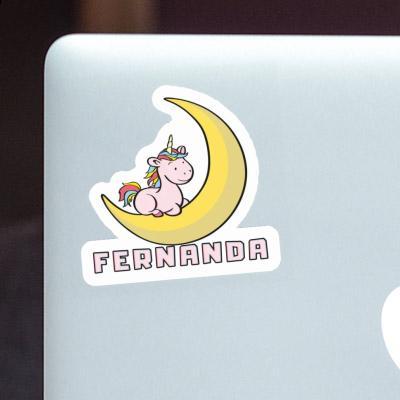 Autocollant Licorne Fernanda Laptop Image