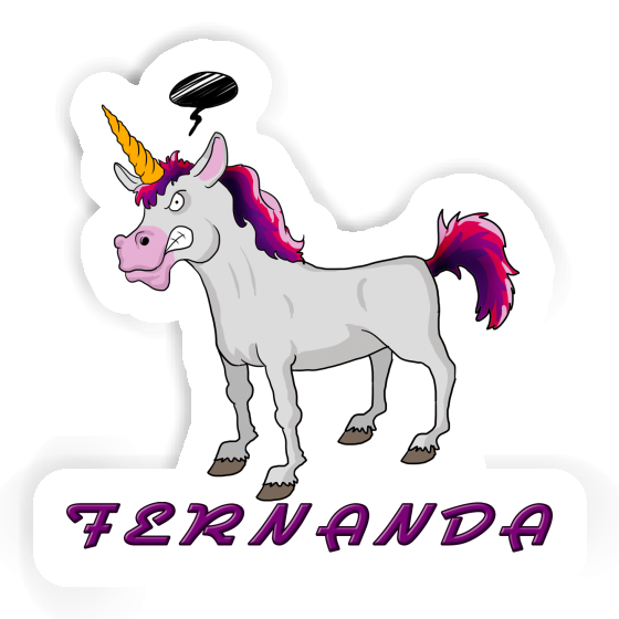 Fernanda Sticker Unicorn Image