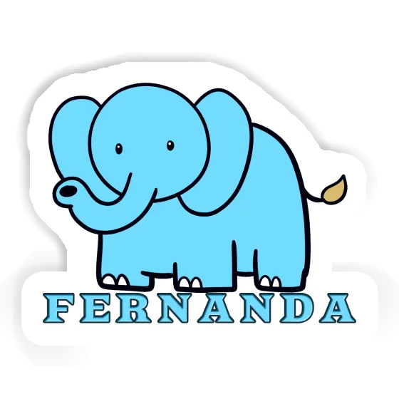 Elefant Aufkleber Fernanda Image