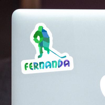 Aufkleber Fernanda Eishockeyspieler Image