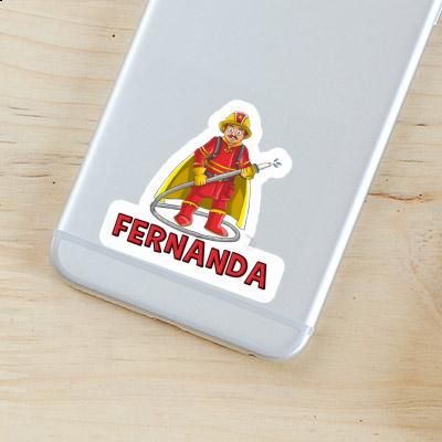 Aufkleber Feuerwehrmann Fernanda Image