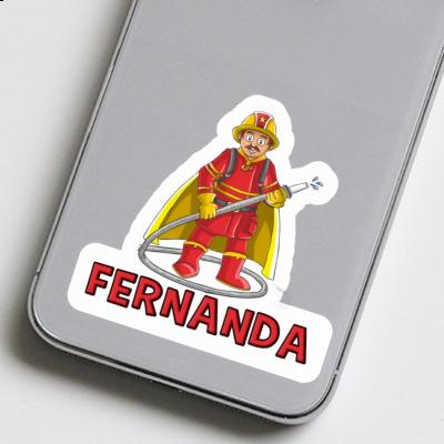 Aufkleber Feuerwehrmann Fernanda Image