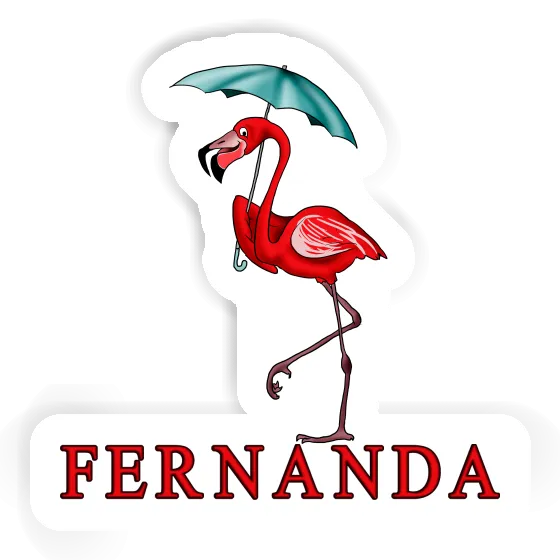 Fernanda Sticker Flamingo Notebook Image