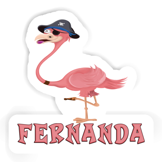 Flamingo Sticker Fernanda Laptop Image