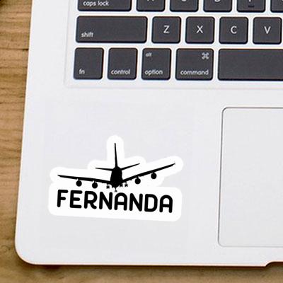 Flugzeug Sticker Fernanda Laptop Image