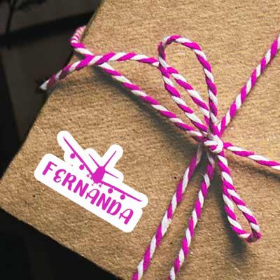 Fernanda Sticker Airplane Notebook Image