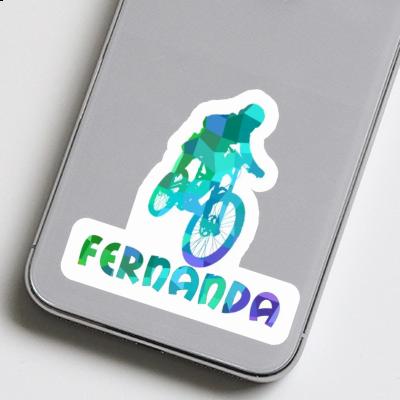 Freeride Biker Autocollant Fernanda Laptop Image