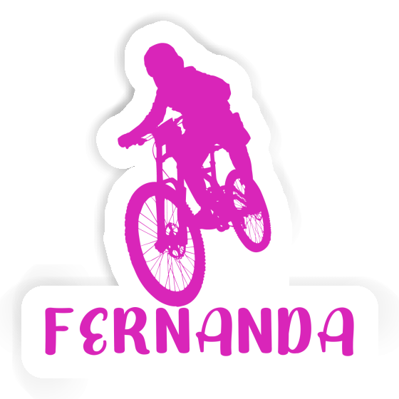 Fernanda Sticker Freeride Biker Laptop Image