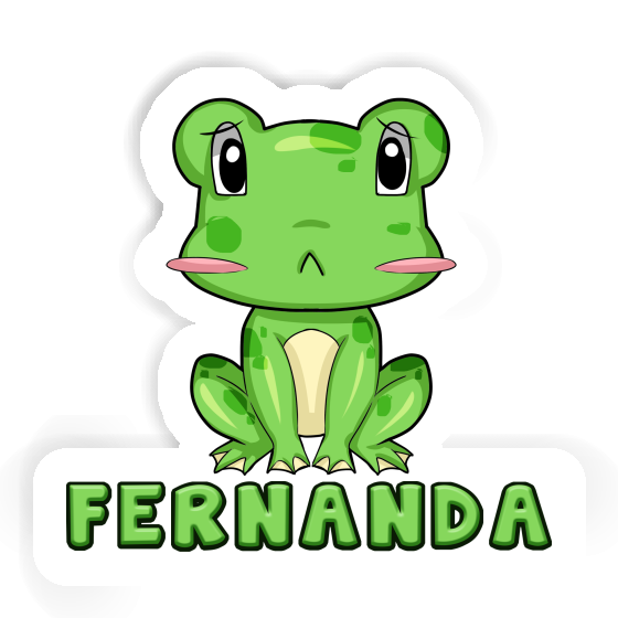 Sticker Frog Fernanda Laptop Image