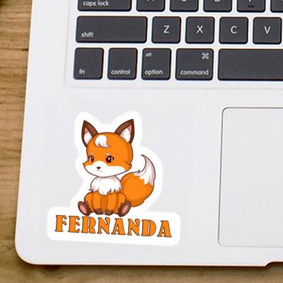 Autocollant Renard Fernanda Notebook Image