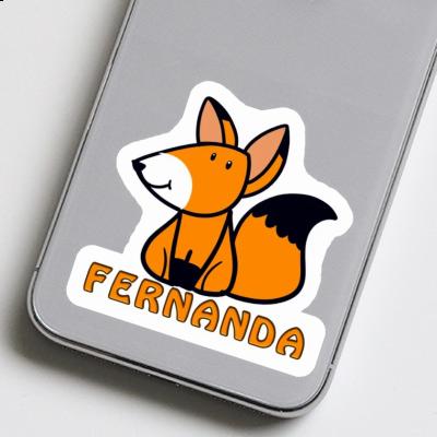 Renard Autocollant Fernanda Notebook Image