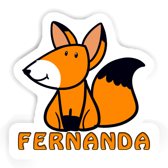 Fox Sticker Fernanda Laptop Image