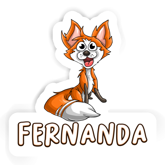 Sticker Fernanda Fox Laptop Image