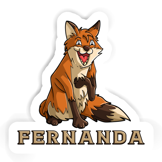 Sticker Fox Fernanda Laptop Image