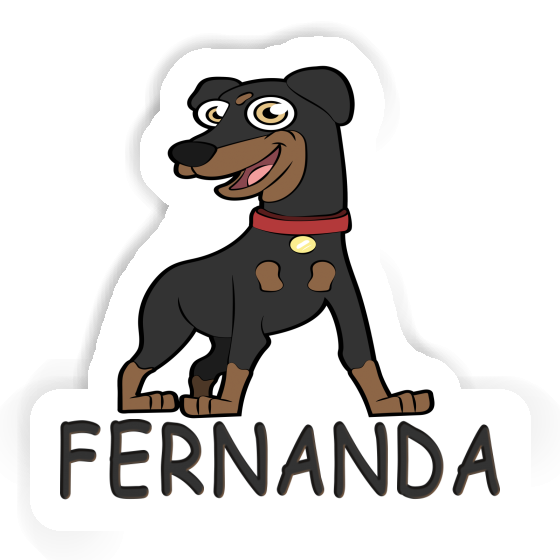 Sticker Fernanda Pinscher Notebook Image