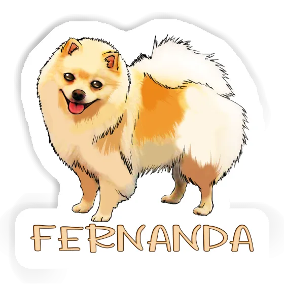 Sticker German Spitz Fernanda Laptop Image