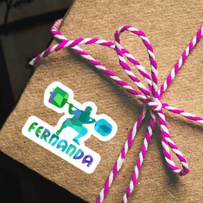 Sticker Weightlifter Fernanda Gift package Image