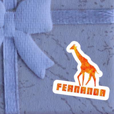 Autocollant Fernanda Girafe Notebook Image