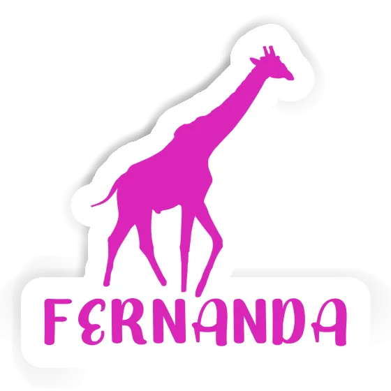 Fernanda Sticker Giraffe Notebook Image