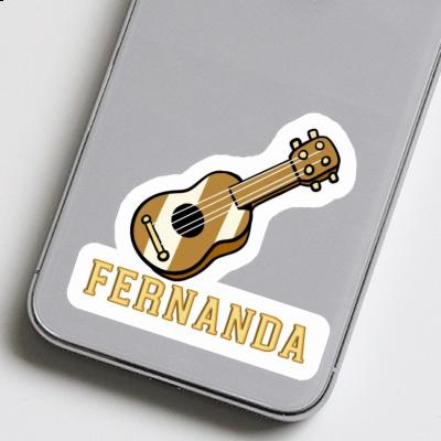 Guitar Sticker Fernanda Notebook Image