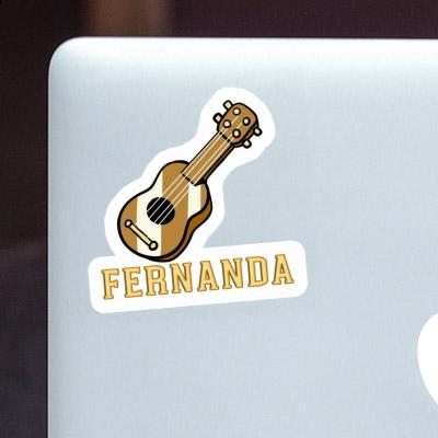 Fernanda Sticker Gitarre Notebook Image