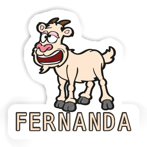 Fernanda Sticker Goat Notebook Image