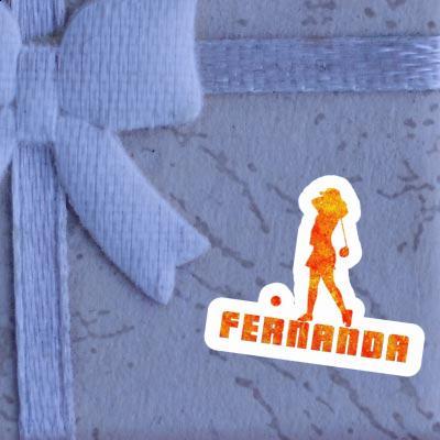 Fernanda Aufkleber Golferin Gift package Image