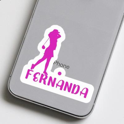 Sticker Golfer Fernanda Gift package Image