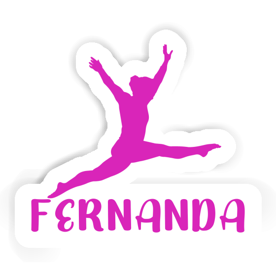 Fernanda Sticker Gymnast Notebook Image