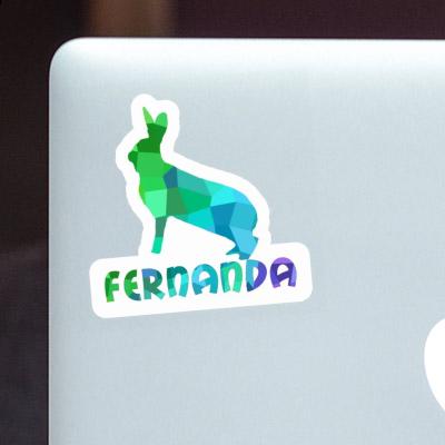 Sticker Rabbit Fernanda Laptop Image