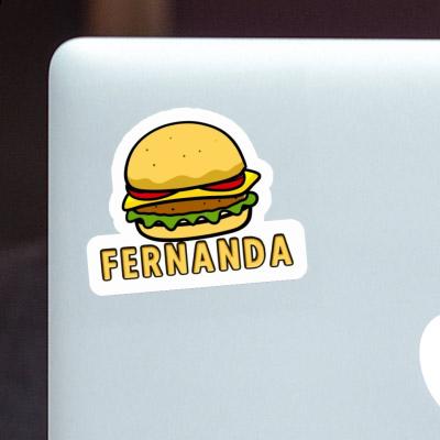 Fernanda Sticker Cheeseburger Laptop Image