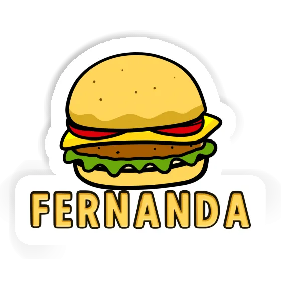 Aufkleber Fernanda Hamburger Laptop Image