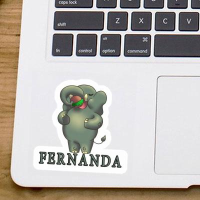 Elephant Sticker Fernanda Notebook Image