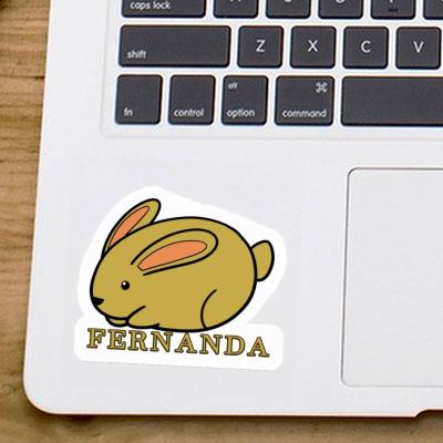 Hase Aufkleber Fernanda Notebook Image