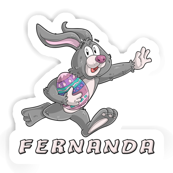 Sticker Rugby rabbit Fernanda Laptop Image