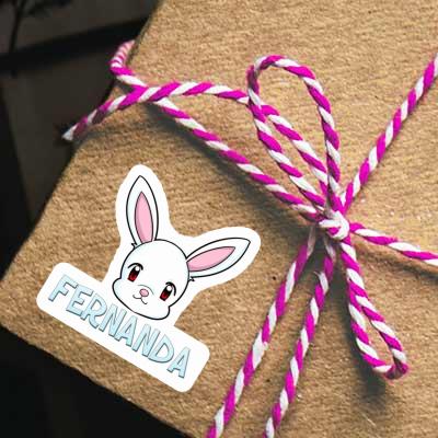 Fernanda Sticker Rabbit Notebook Image