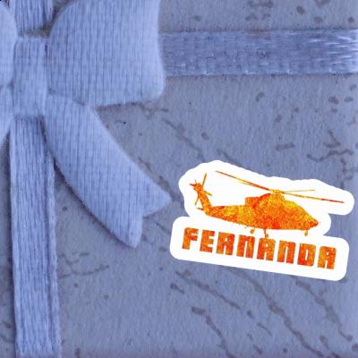 Sticker Fernanda Helicopter Notebook Image